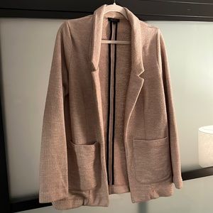 Topshop Boyfriend Knit Blazer - 6